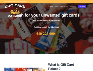 giftcardpalace.com screenshot