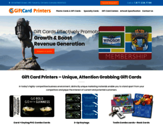 giftcardprinters.ca screenshot