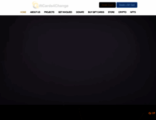 giftcards4change.org screenshot