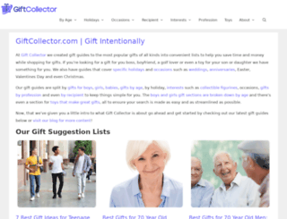 giftcollector.com screenshot