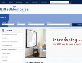 giftedmemories.com screenshot