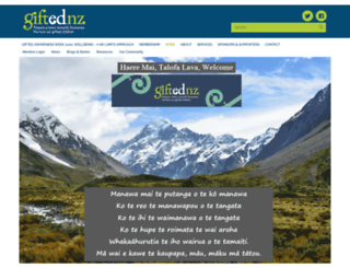 giftednz.org.nz screenshot