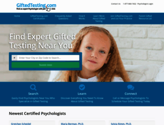 giftedtesting.com screenshot
