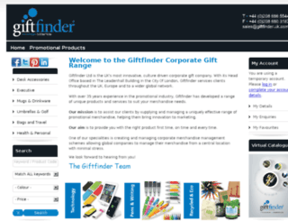 giftfindercatalogue.com screenshot