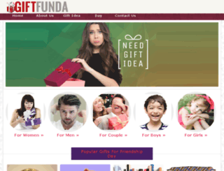 giftfunda.com screenshot