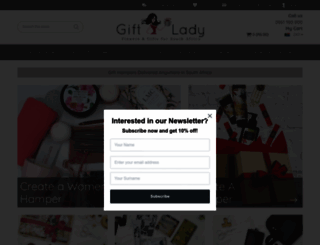 giftlady.co.za screenshot