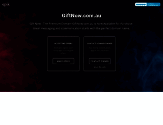 giftnow.com.au screenshot