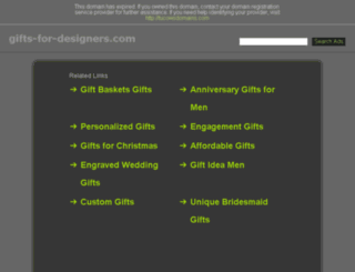 gifts-for-designers.com screenshot