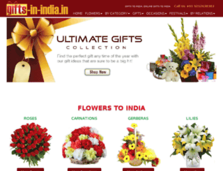 gifts-in-india.in screenshot
