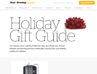 gifts.beerandbrewing.com screenshot