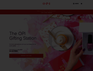 gifts.opi.com screenshot