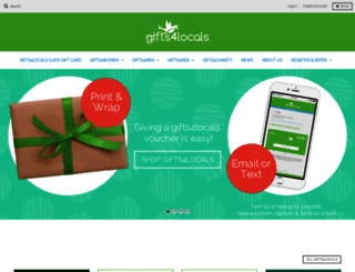 gifts4locals.com screenshot