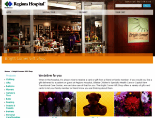 giftshop.regionshospital.com screenshot