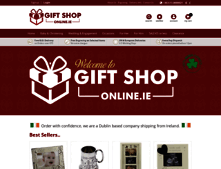 giftshoponline.ie screenshot