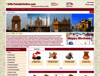 giftstoindiaonline.com screenshot