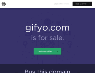 gifyo.com screenshot