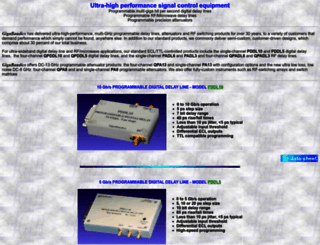 gigabaudics.com screenshot