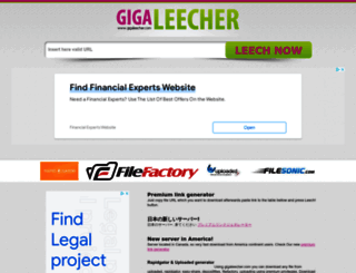 gigaleecher.com screenshot