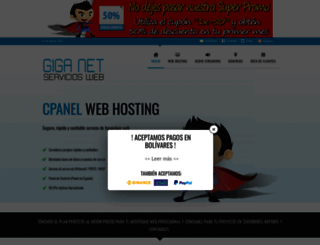 giganetserviciosweb.com screenshot