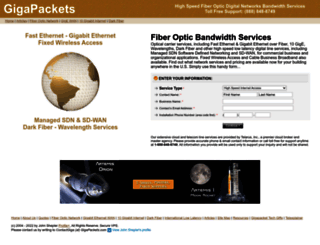 gigapackets.com screenshot