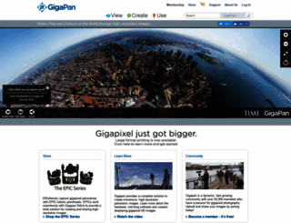 gigapan.com screenshot