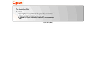 gigaset-config.com screenshot