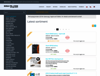 gigatel.cz screenshot