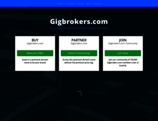 gigbrokers.com screenshot