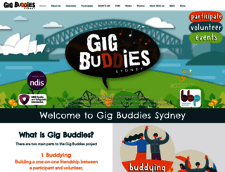 gigbuddiessydney.org screenshot