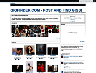 gigfinder.com screenshot