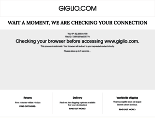 giglio.com screenshot