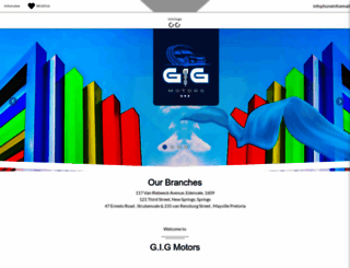 gigmotors.co.za screenshot