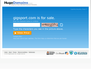 gigsport.com screenshot