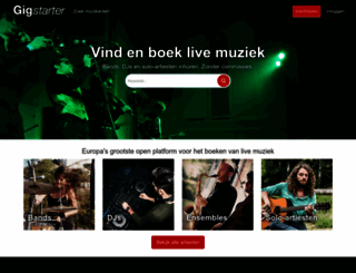 gigstarter.nl screenshot