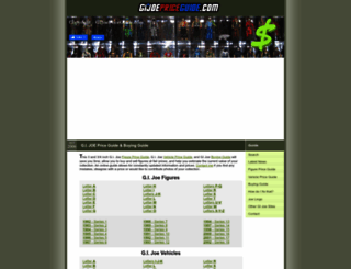 gijoepriceguide.com screenshot