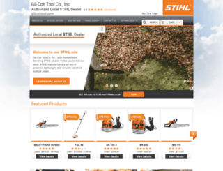 gilcontool.stihldealer.net screenshot