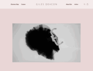 giles-deacon.com screenshot