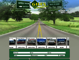 gilesmotorsinc.com screenshot