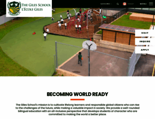 gilesschool.ca screenshot