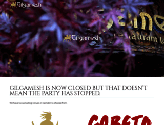 gilgameshbar.com screenshot