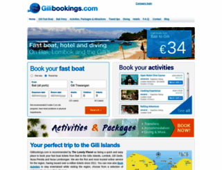 gilibookings.com screenshot