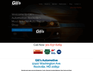 gilisautomotive.com screenshot