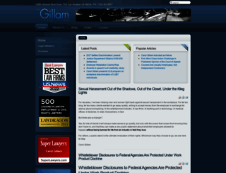 gillamlaw.com screenshot