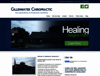 gillenwaterchiropractic.com screenshot