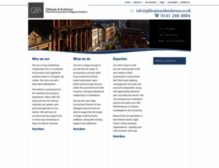 gillespieandanderson.co.uk screenshot