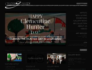 gilleysgallery.com screenshot