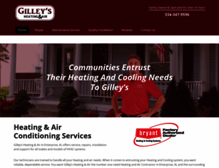 gilleysheatair.com screenshot