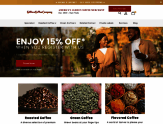 gilliescoffee.com screenshot