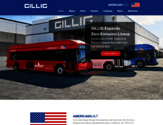 gillig.com screenshot