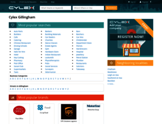 gillingham-medway.cylex-uk.co.uk screenshot